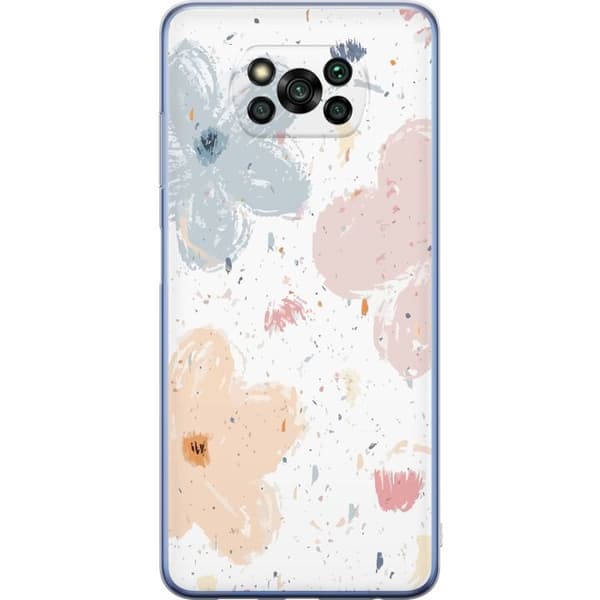 Mobilskal till Xiaomi Poco X3 Pro med Blommor motiv