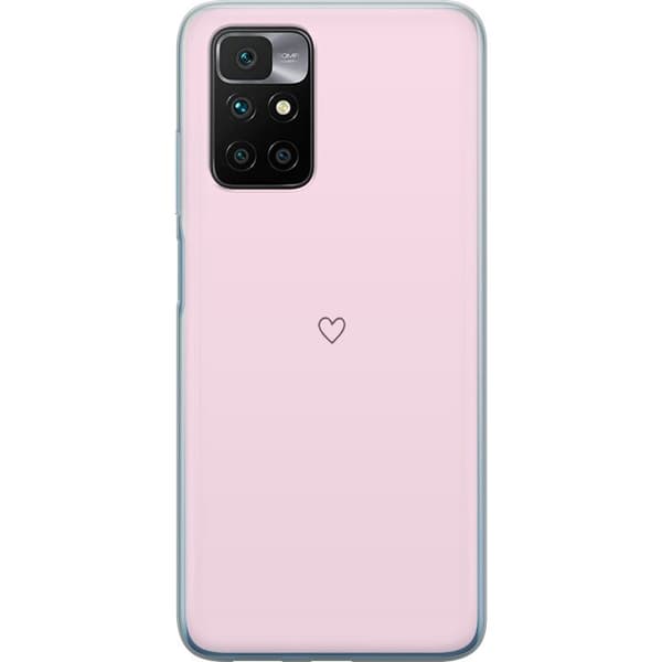 Mobilcover til Xiaomi Redmi 10 med Hjerte motiv