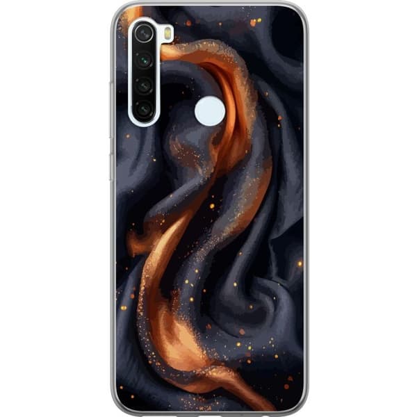 Mobilcover til Xiaomi Redmi Note 8 med Brandigt silke motiv