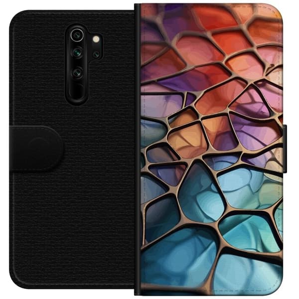 Plånboksfodral till Xiaomi Redmi Note 8 Pro  med Metalliskt mönster motiv