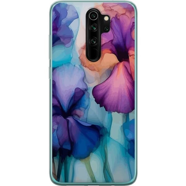 Mobilskal till Xiaomi Redmi Note 8 Pro  med Magiska blommor motiv