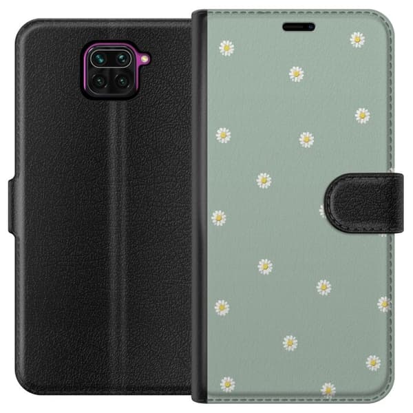 Plånboksfodral till Xiaomi Redmi Note 9 med Prästkragar motiv