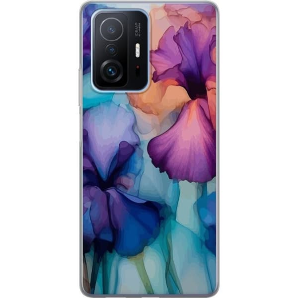 Mobilskal till Xiaomi 11T Pro med Magiska blommor motiv