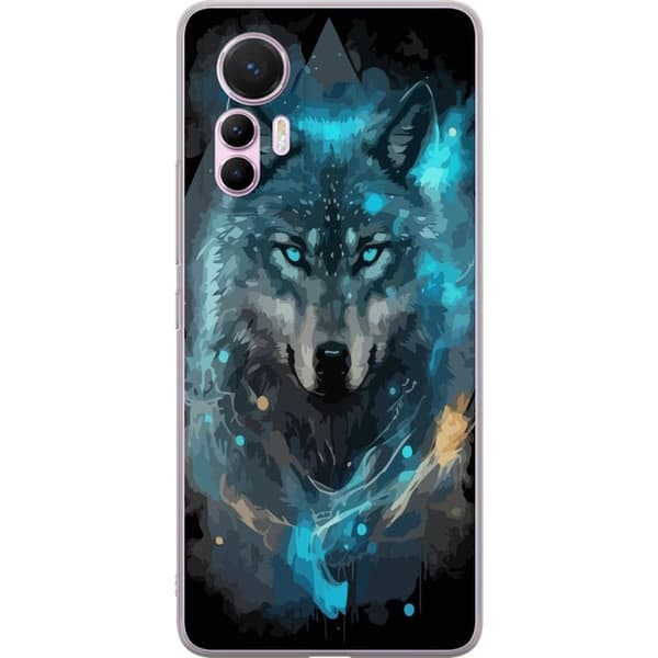 Kännykkäkuori Xiaomi 12 Lite-laitteelle, jossa on Susi kuvio