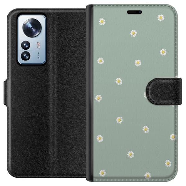 Tegnebogsetui til Xiaomi 12 Pro med Præstekrave motiv
