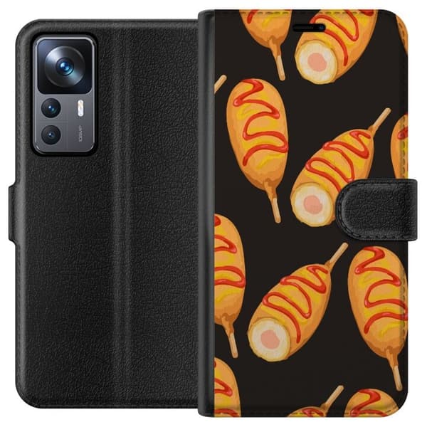 Plånboksfodral till Xiaomi 12T med Kycklingklubba motiv