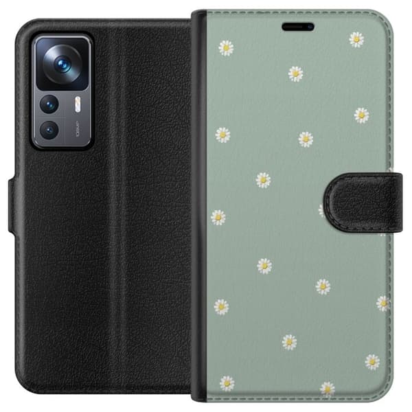 Plånboksfodral till Xiaomi 12T Pro med Prästkragar motiv