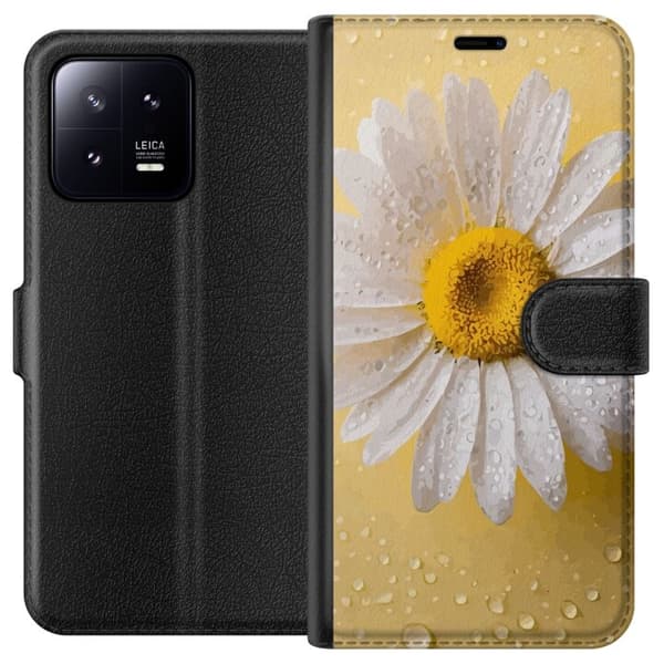 Tegnebogsetui til Xiaomi 13 med Porcelænsblomst motiv