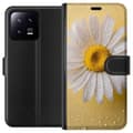 Miniatyrbillede 1 af 4: Tegnebogsetui til Xiaomi 13 med Porcelænsblomst motiv