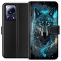 Pikkukuva 1 / 4: Lompakkokotelo Xiaomi 13 Lite-laitteelle, jossa on Susi kuvio