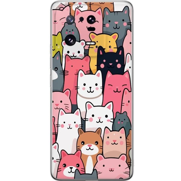 Mobilskal till Xiaomi 13 Pro med Kattmönster motiv