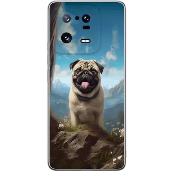 Kännykkäkuori Xiaomi 13 Pro-laitteelle, jossa on Iloinen Koira kuvio