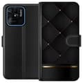 Pikkukuva 1 / 4: Lompakkokotelo Xiaomi Redmi 10C-laitteelle, jossa on Ylellinen linja kuvio