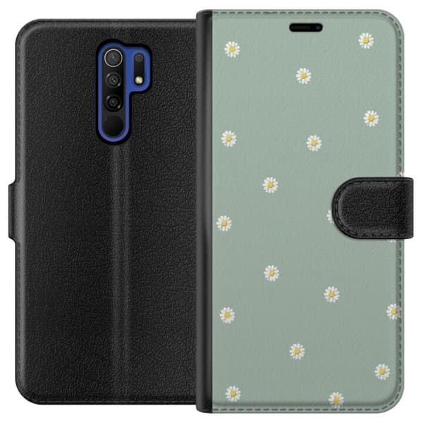 Tegnebogsetui til Xiaomi Redmi 9 med Præstekrave motiv