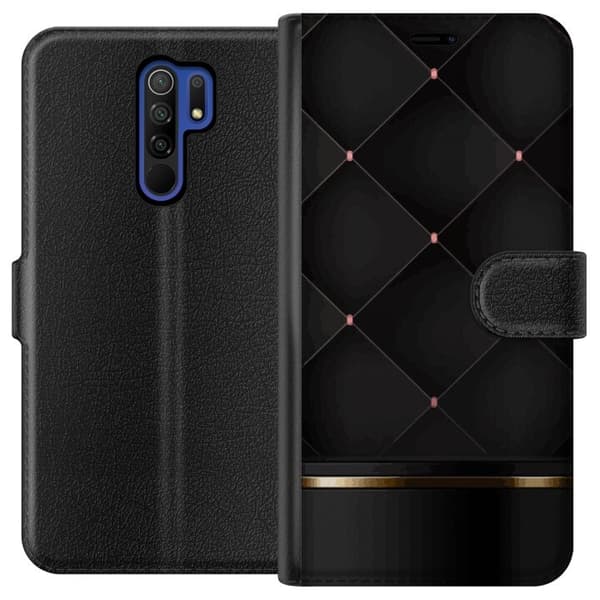 Lommeboketui til Xiaomi Redmi 9 med Luksuslinje motiv