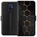 Miniatyrbillede 1 af 4: Tegnebogsetui til Xiaomi Redmi 9 med Luksuriøst Mønster motiv
