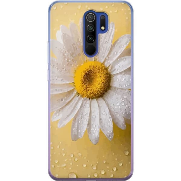 Mobilskal till Xiaomi Redmi 9 med Porslinsblomma motiv