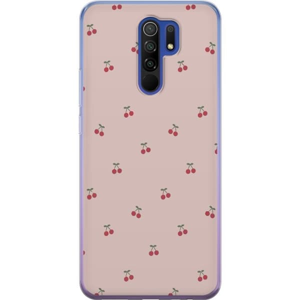 Mobilcover til Xiaomi Redmi 9 med Kirsebær motiv