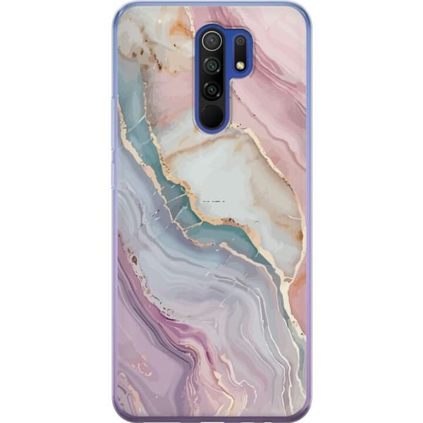 Mobildeksel til Xiaomi Redmi 9 med Marmor motiv
