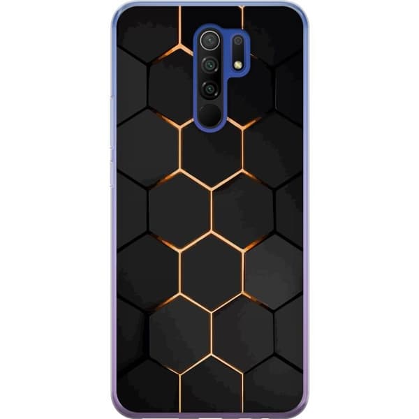 Mobilskal till Xiaomi Redmi 9 med Lyxigt Mönster motiv