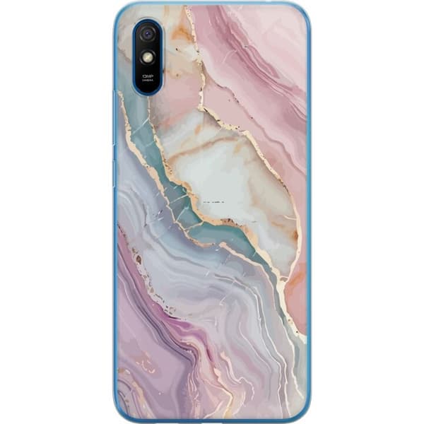 Mobildeksel til Xiaomi Redmi 9AT med Marmor motiv