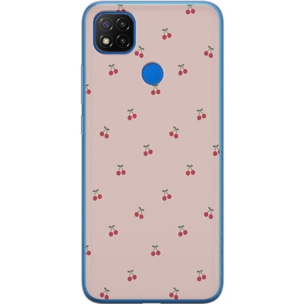 Mobilskal till Xiaomi Redmi 9C med Körsbär motiv