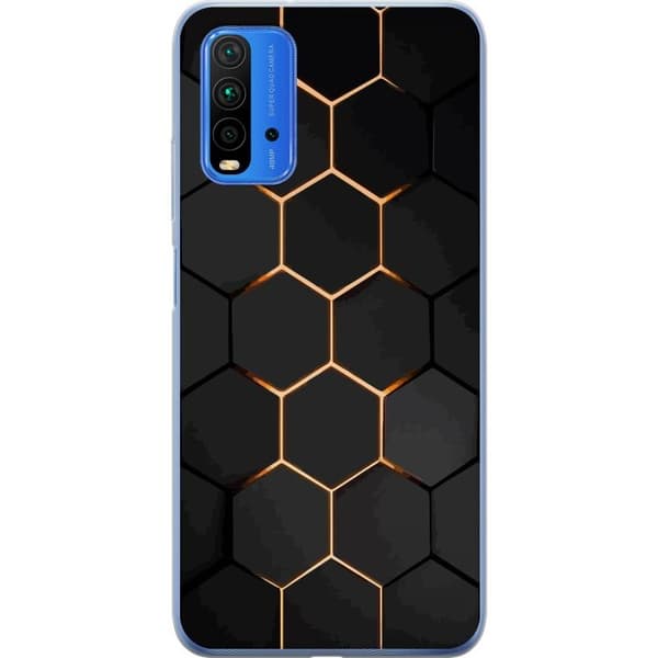 Mobilcover til Xiaomi Redmi 9T med Luksuriøst Mønster motiv