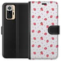Pikkukuva 1 / 4: Lompakkokotelo Xiaomi Redmi Note 10 Pro-laitteelle, jossa on Mansikat kuvio