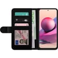 Miniatyrbillede 4 af 4: Tegnebogsetui til Xiaomi Redmi Note 10S med Rosa Hjerte motiv