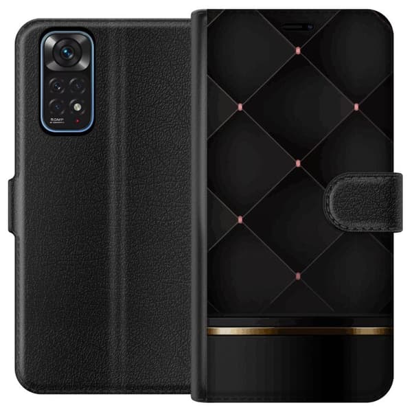 Plånboksfodral till Xiaomi Redmi Note 11 med Lyxig linje motiv