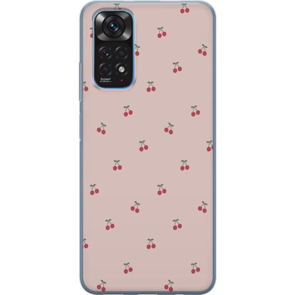 Mobilcover til Xiaomi Redmi Note 11 med Kirsebær motiv