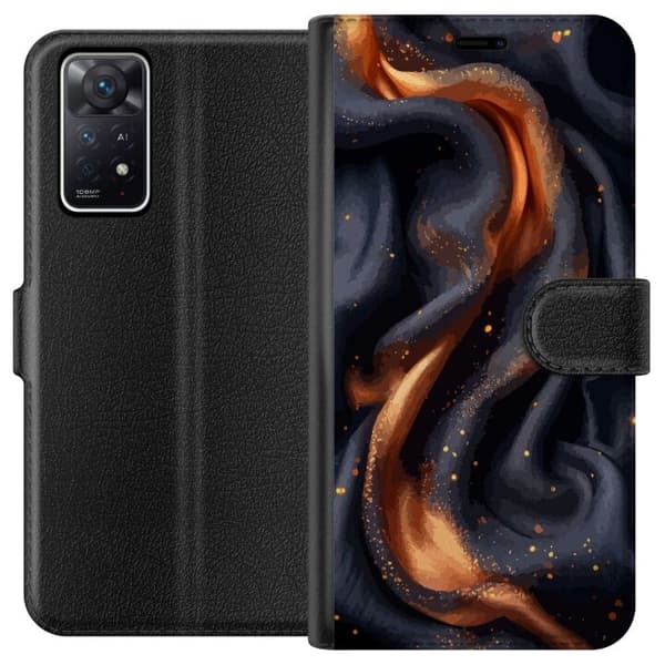 Plånboksfodral till Xiaomi Redmi Note 11 Pro 5G med Eldigt silke motiv