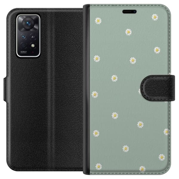 Plånboksfodral till Xiaomi Redmi Note 11 Pro 5G med Prästkragar motiv