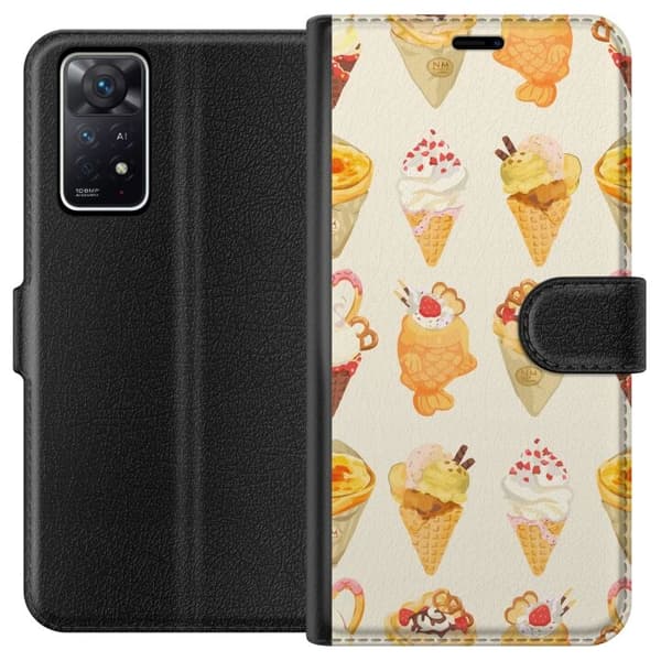 Lommeboketui til Xiaomi Redmi Note 11 Pro 5G med Glassig motiv