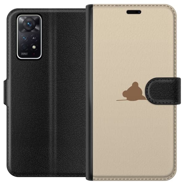 Tegnebogsetui til Xiaomi Redmi Note 11 Pro 5G med Nalle motiv