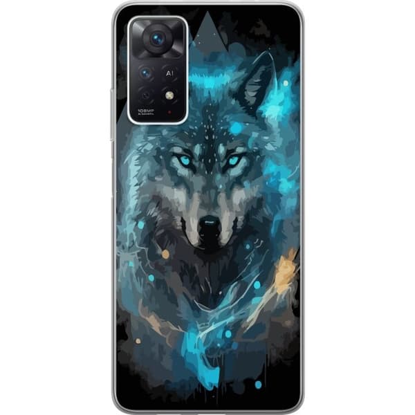 Mobilcover til Xiaomi Redmi Note 11 Pro 5G med Ulve motiv