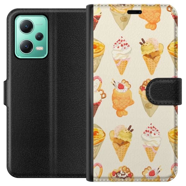 Plånboksfodral till Xiaomi Redmi Note 12 med Glassigt motiv
