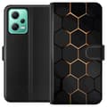 Miniatyrbillede 1 af 4: Tegnebogsetui til Xiaomi Redmi Note 12 med Luksuriøst Mønster motiv