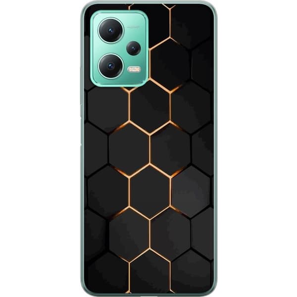 Mobilskal till Xiaomi Redmi Note 12 med Lyxigt Mönster motiv