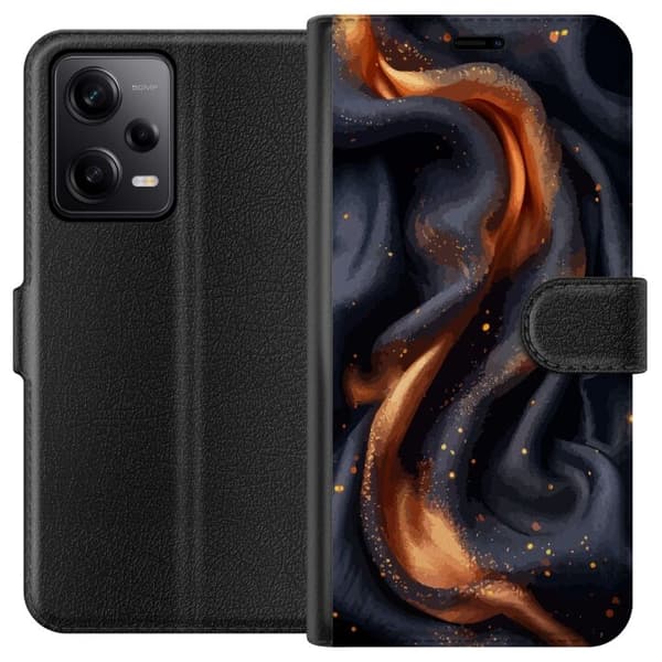 Plånboksfodral till Xiaomi Redmi Note 12 Pro med Eldigt silke motiv
