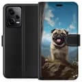 Miniatyrbillede 1 af 4: Tegnebogsetui til Xiaomi Redmi Note 12 Pro med Glad Hund motiv