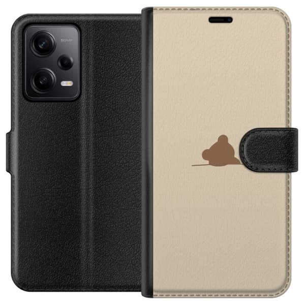 Plånboksfodral till Xiaomi Redmi Note 12 Pro med Nalle motiv