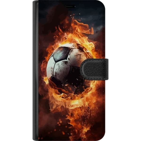 Plånboksfodral till Xiaomi Redmi Note 12 Pro med Fotboll motiv