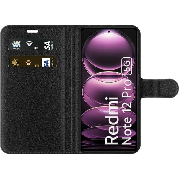 Plånboksfodral till Xiaomi Redmi Note 12 Pro med Fotboll motiv