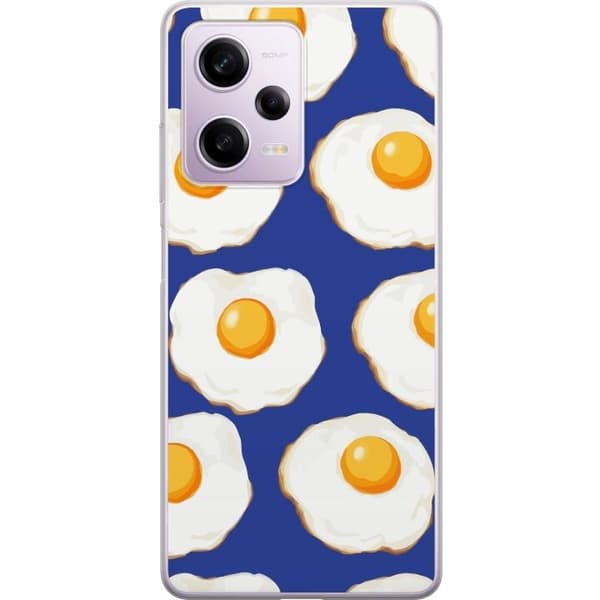 Mobilskal till Xiaomi Redmi Note 12 Pro med Stekta ägg motiv