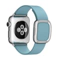 Pikkukuva 10 / 11: Modern Silver Buckle Läderarmband till Apple Watch 42mm