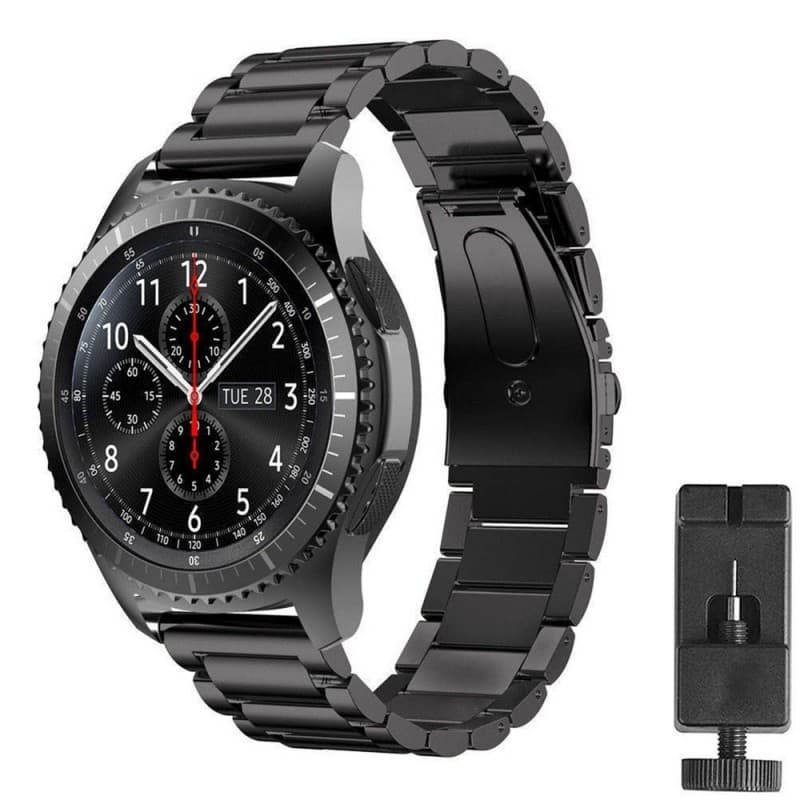 Armband RSF stål Samsung Gear S3 Frontier/Classic - Svart