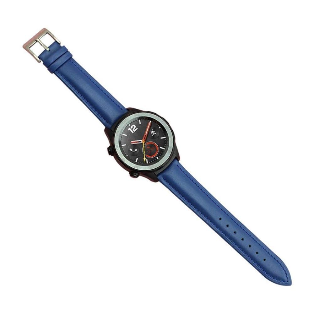 Huawei Watch 2 Smart erstatningsrem i ægte læder - Blå