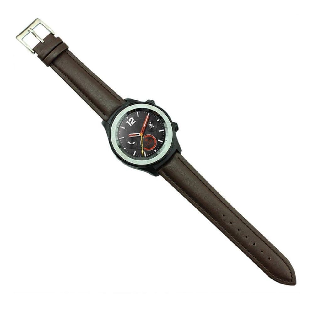 Huawei Watch 2 Smart erstatningsrem i ægte læder - Kaffe fa