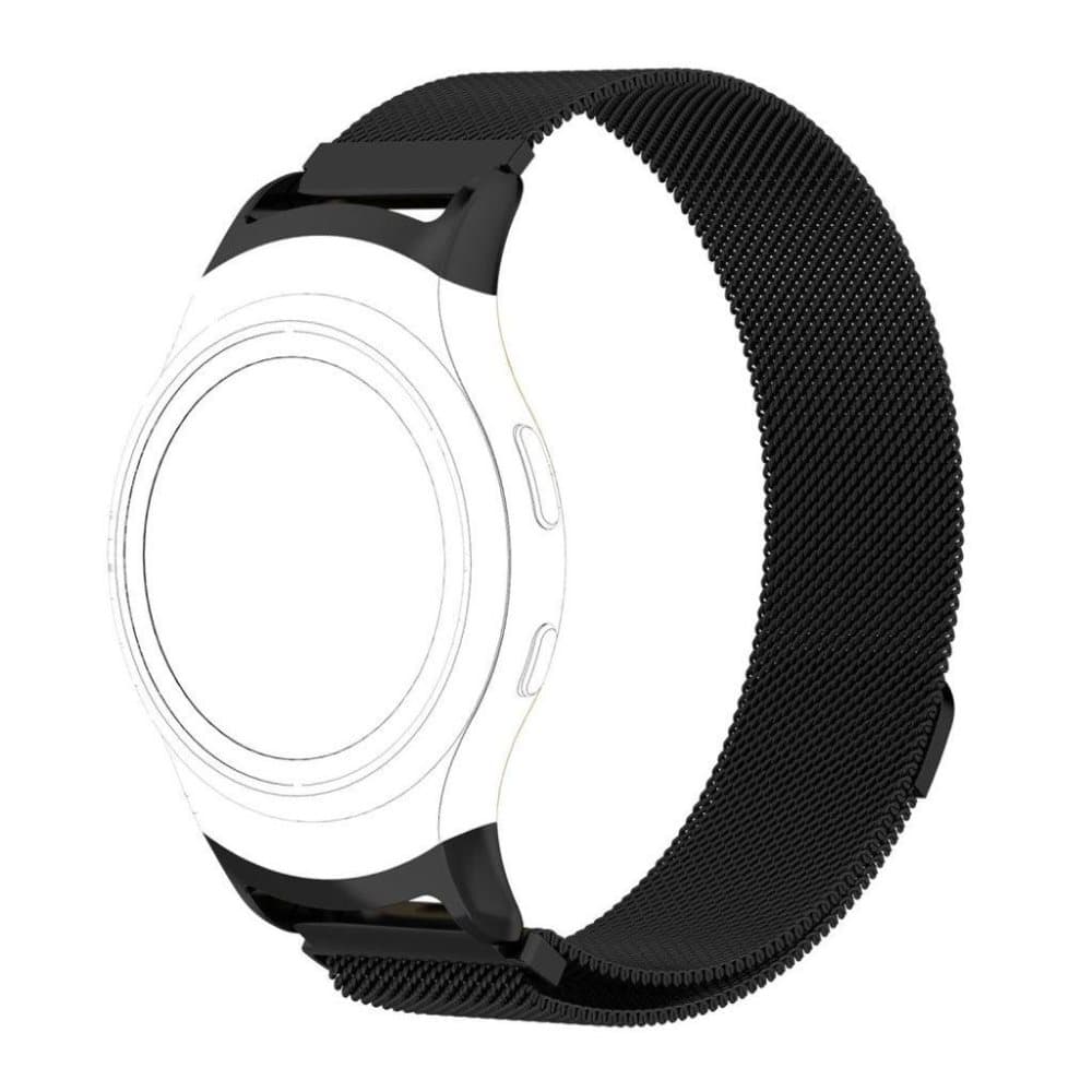 Samsung Gear S2 armbånd i rustfri stål - Sort